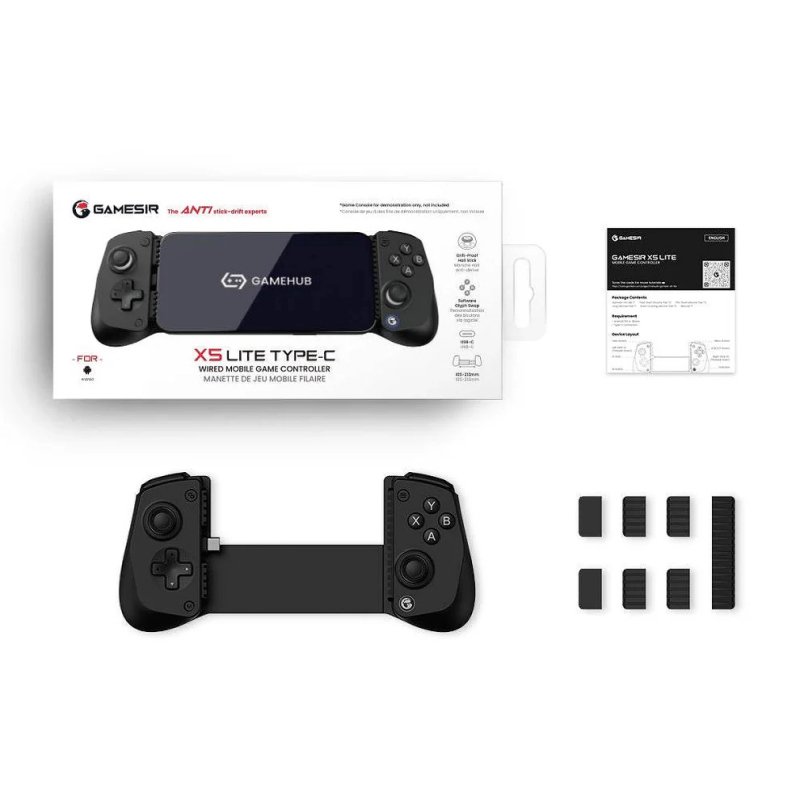 GameSir X5 Lite Mobile Gaming Controller / Android / iOS (iPhone 15/16 series) (Type-C) Black - Image 4