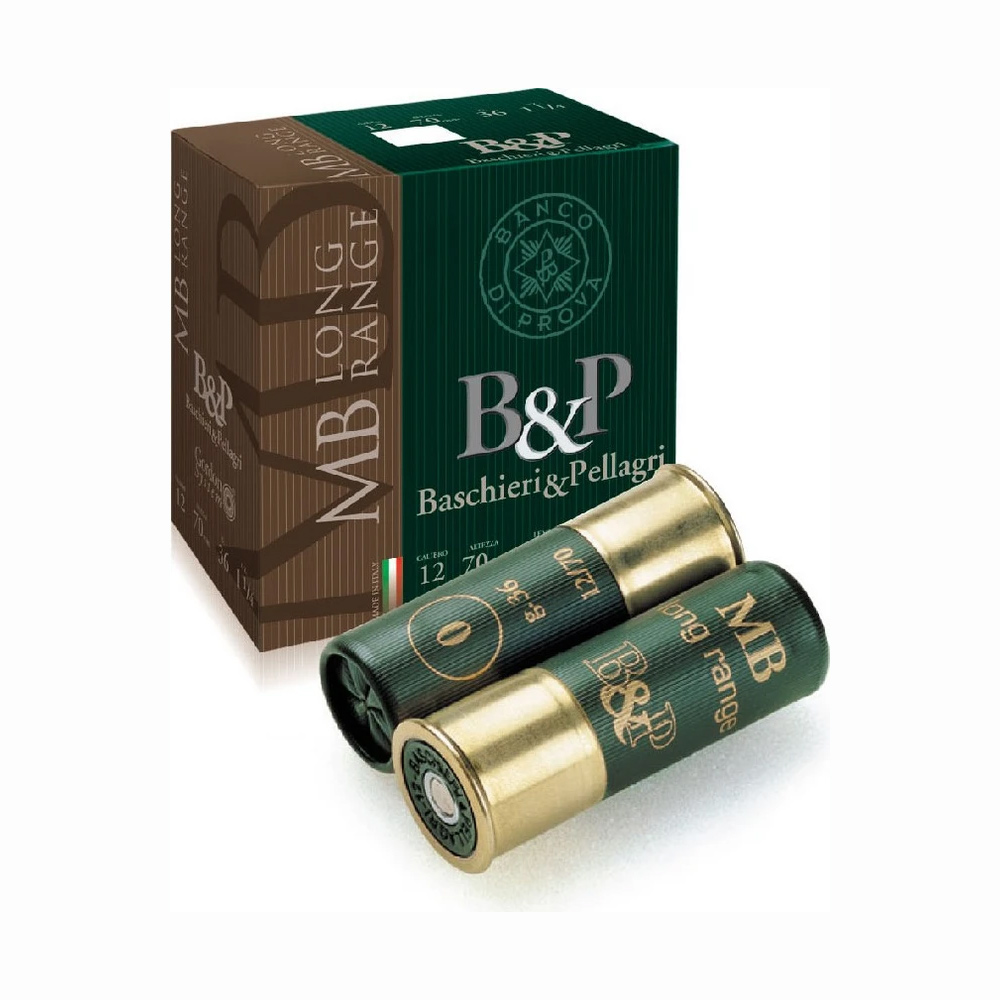 Baschieri & Pellagri MB36 Long Range Φυσίγγια cal12 70mm 36gr 25τμχ