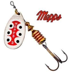 Mepps Aglia TW Πεταλούδα Ασημί - Κόκκινη Νο2