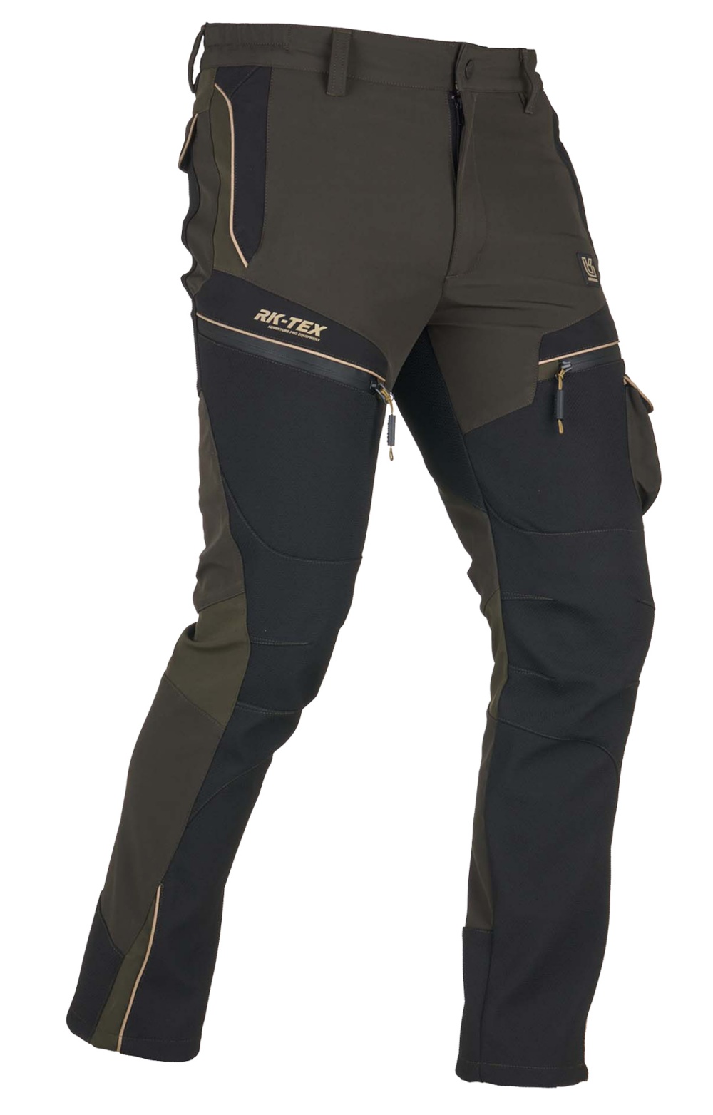 Univers 92646-413 Tofane Soft Shell U-Tex Κυνηγετικό Παντελόνι Χακί - Image 2