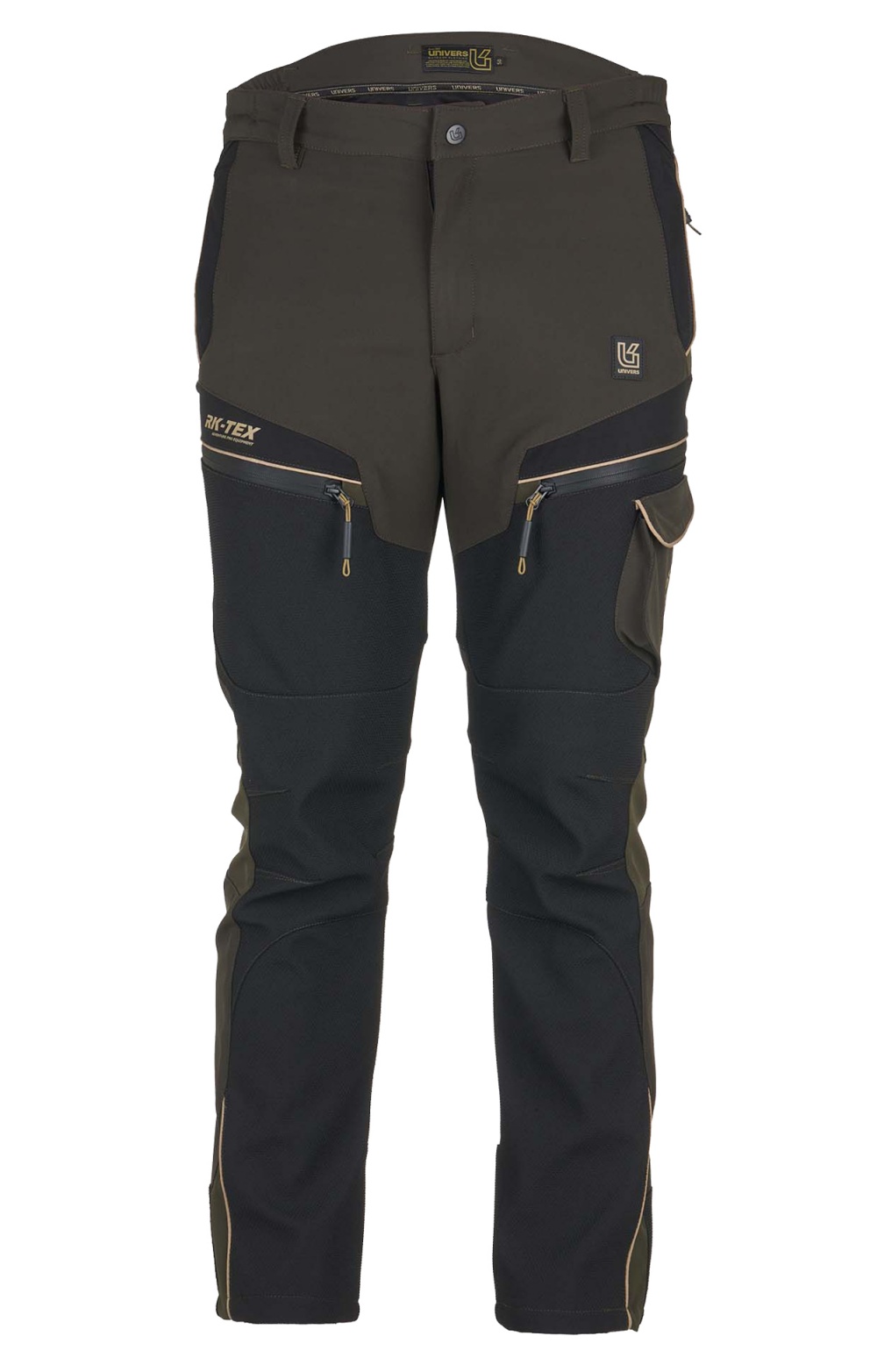 Univers 92646-413 Tofane Soft Shell U-Tex Κυνηγετικό Παντελόνι Χακί - Image 3