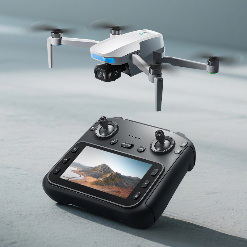 Drayven S-X1 – GPS 4K Drone με 3-Axis Gimbal, 5G Transmission & Follow Mode (Οθόνη 5.6″/Αυτόματη Επιστροφή/EIS) Λευκό - Image 6