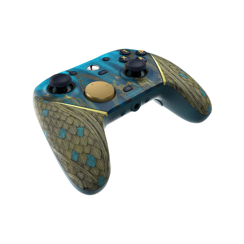 G7 Pro Wuchang Fallen Feather Version Gamepad Τριπλής Σύνδεσης (Wired/2.4GHz/Bluetooth) για Xbox / PC / Android – Blue - Image 3