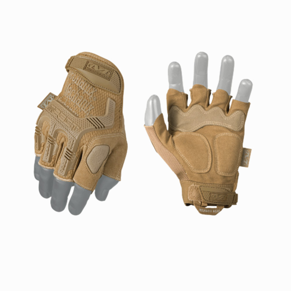 Mechanix M-Pact Coyote Γάντια Κοφτά Καφέ