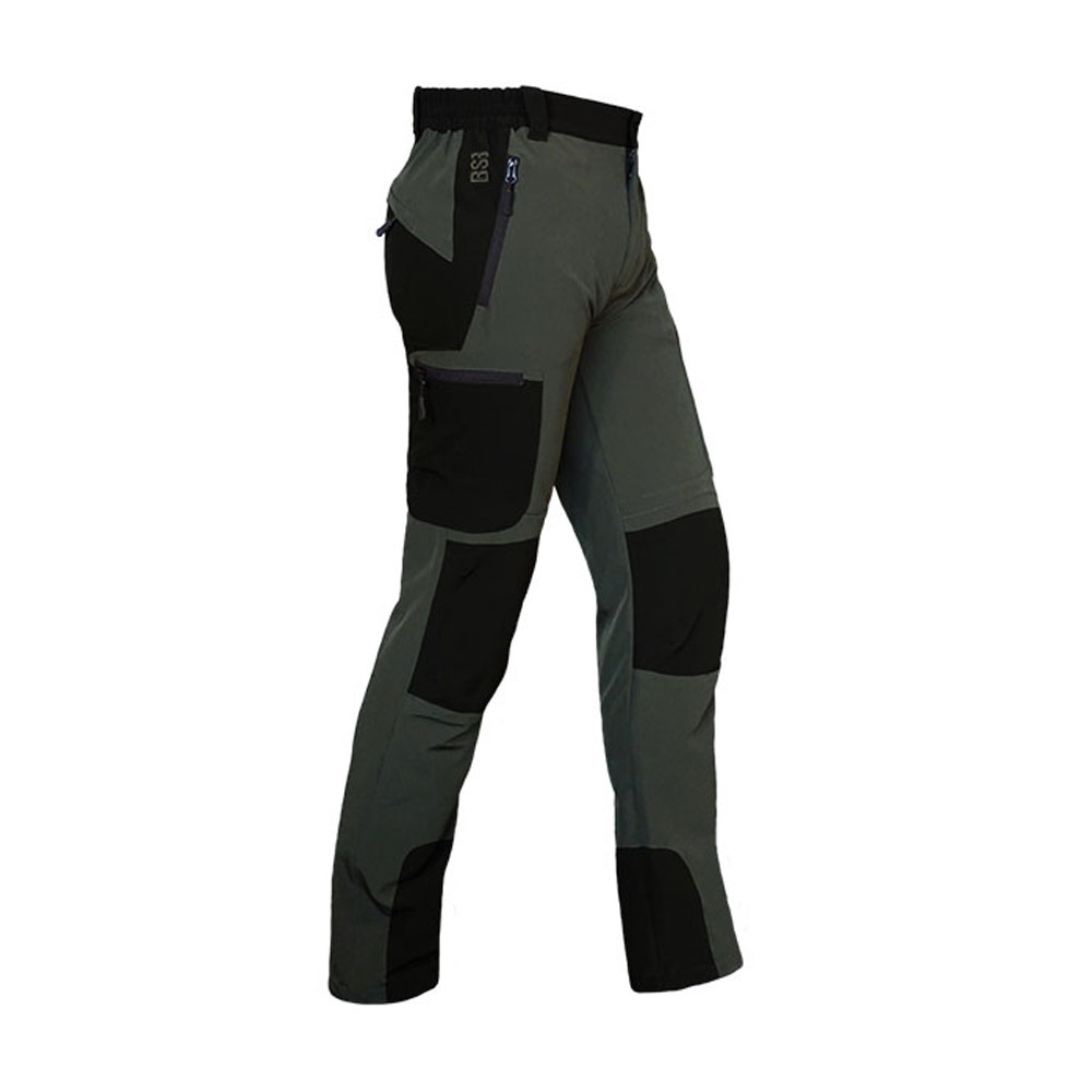 Benisport 6203 Κυνηγετικό Παντελόνι Stretch Χακί - Μαύρο