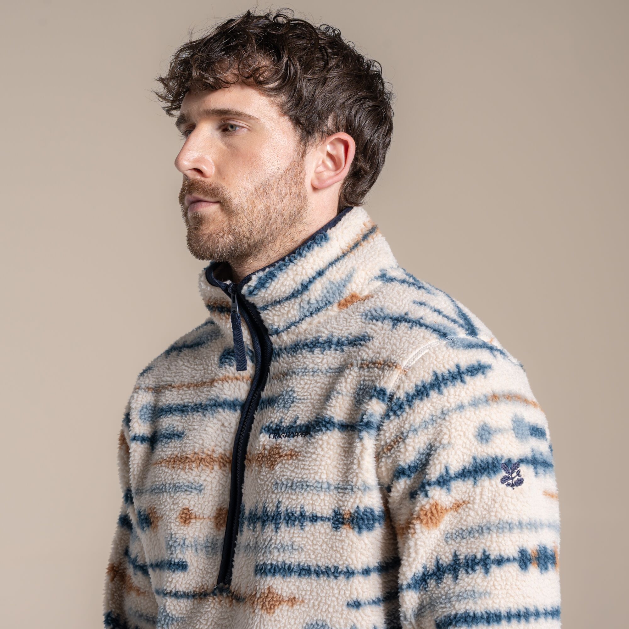 Craghoppers CMA 1425 Rawthey Μπλούζα Fleece Εκρού - Image 4