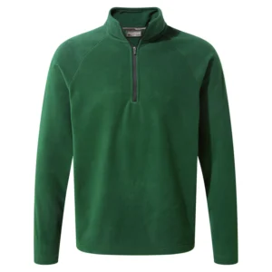 Craghoppers CMA1105 Expert Basecamp Μπλούζα Fleece με Φερμουάρ Πράσινη