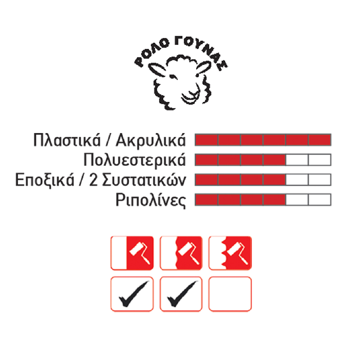 GTC Ρολό γούνας Craft 18cm - Image 2