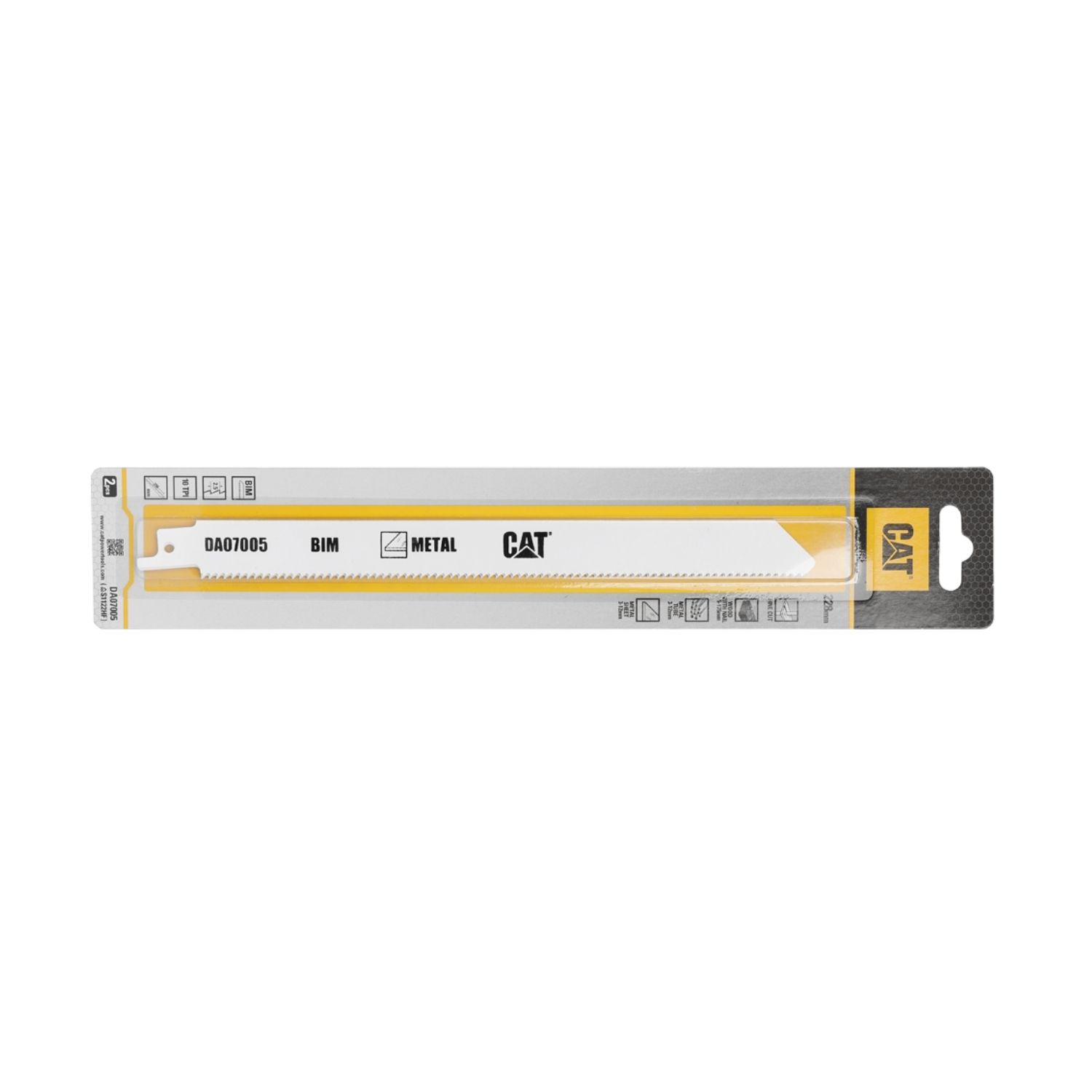 CAT Λάμα σπαθοσέγας μετάλλου 225mm S1122HF σετ:2τεμ. DA07005 - Image 2