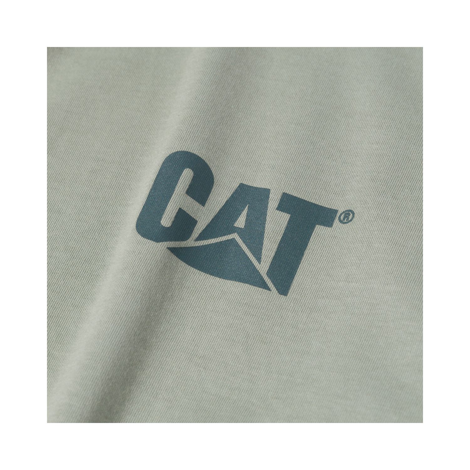 CAT Μπλουζάκι μακρυμάνικο trademark tee πράσινο M 1510034-16-5808 - Image 2