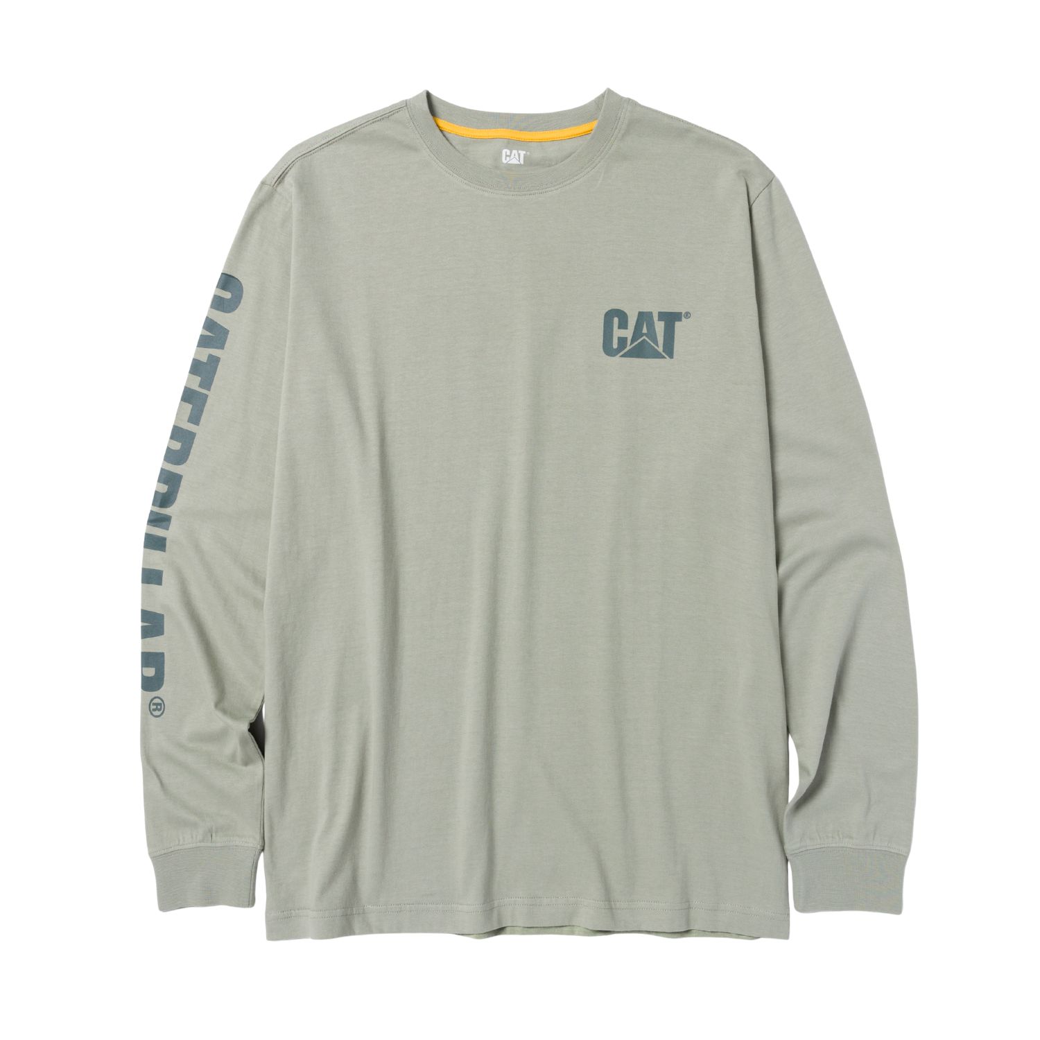 CAT Μπλουζάκι μακρυμάνικο trademark tee πράσινο M 1510034-16-5808
