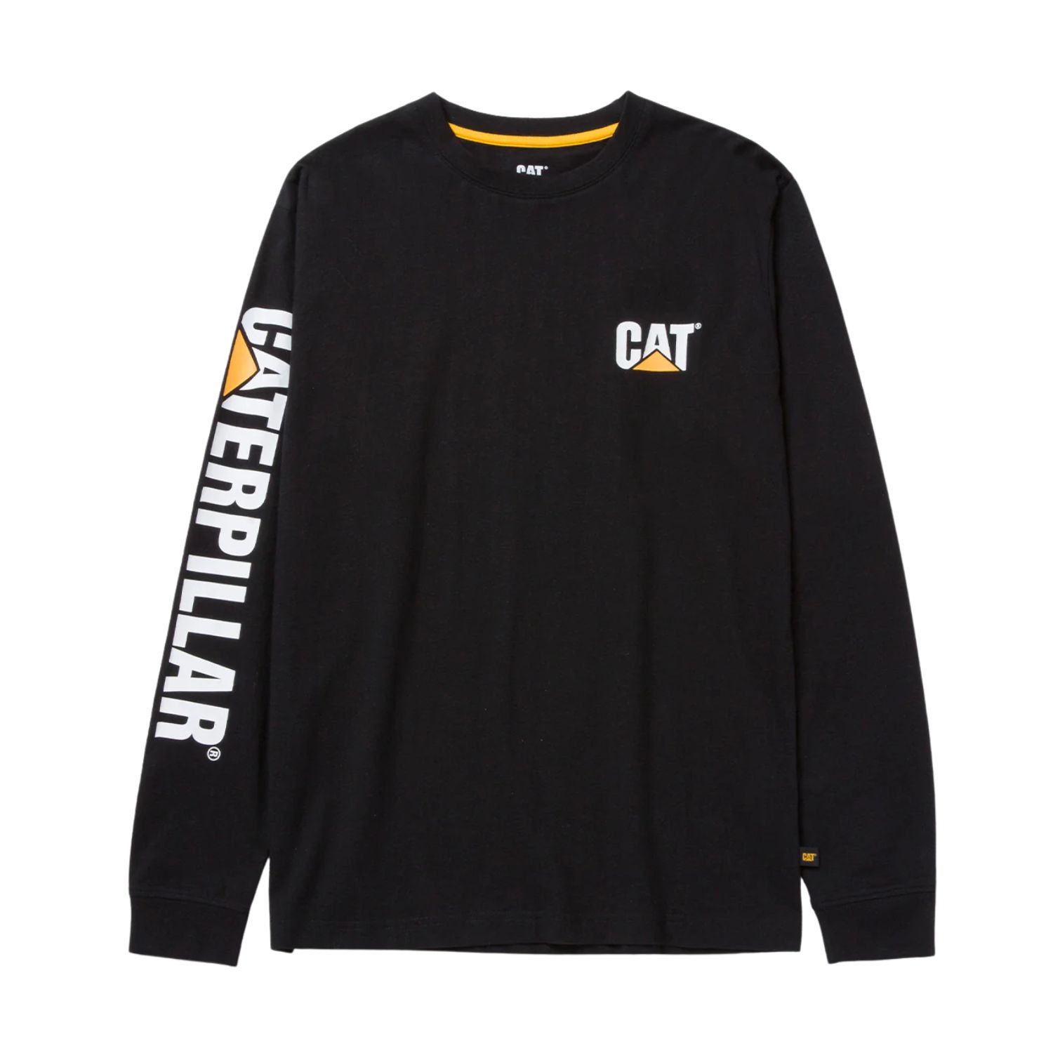 CAT Μπλουζάκι μακρυμάνικο trademark tee μαύρο M 1510034-016