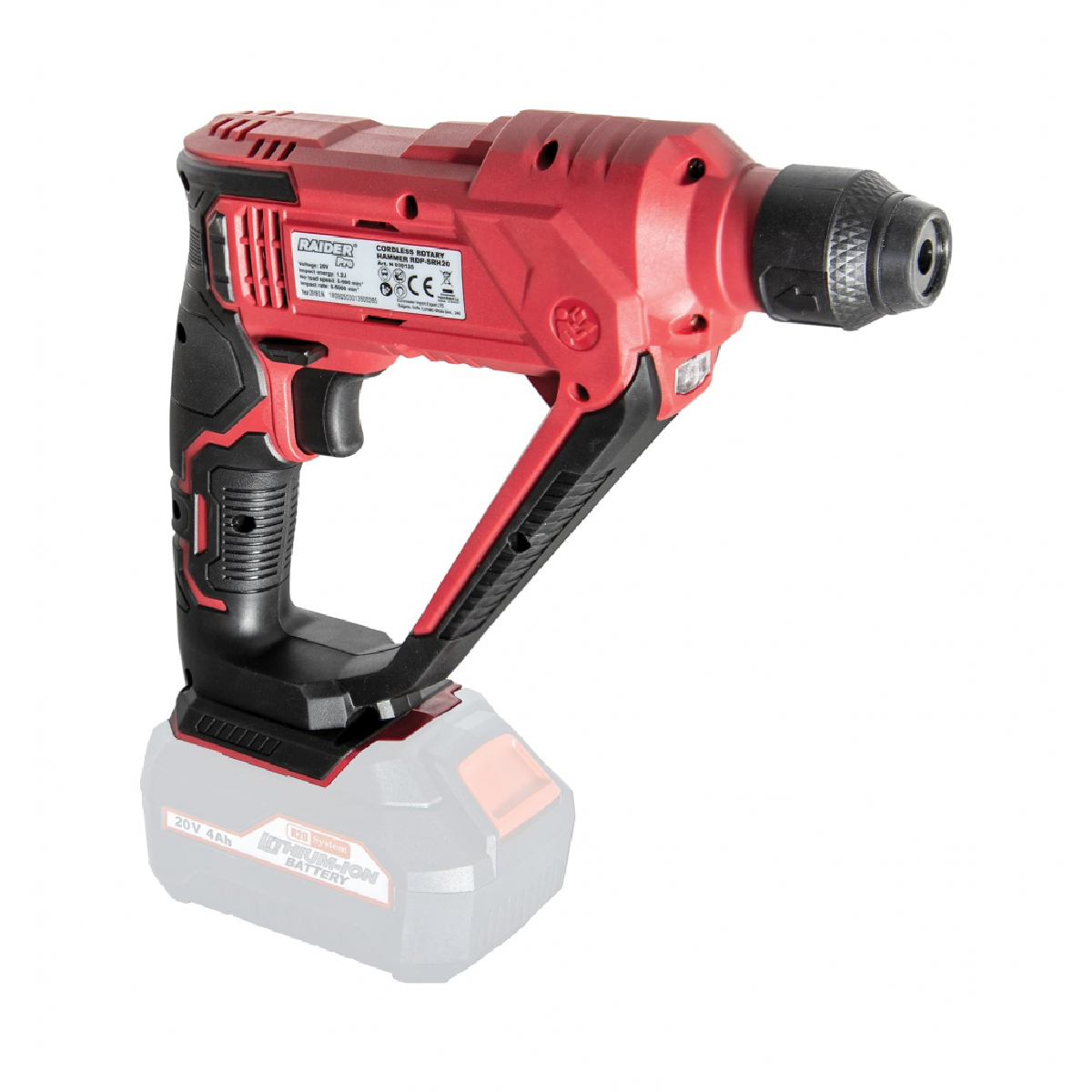 RAIDER R20 Solo Δράπανο περιστροφικό πιστολέτο 1,2J RDP-SRH20 030135 - Image 2