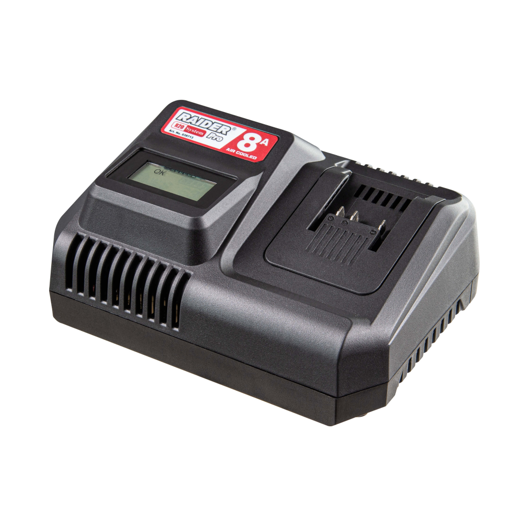 RAIDER R20 Φορτιστής 8A με σύστημα ψύξης 039713