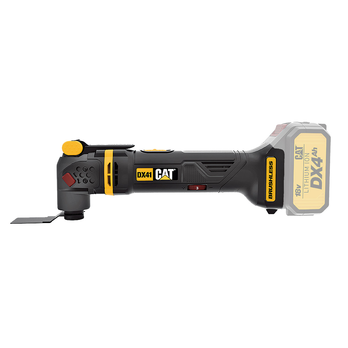 CAT Solo Πολυεργαλείο brushless SDS 18V με 14 λάμες DX41B