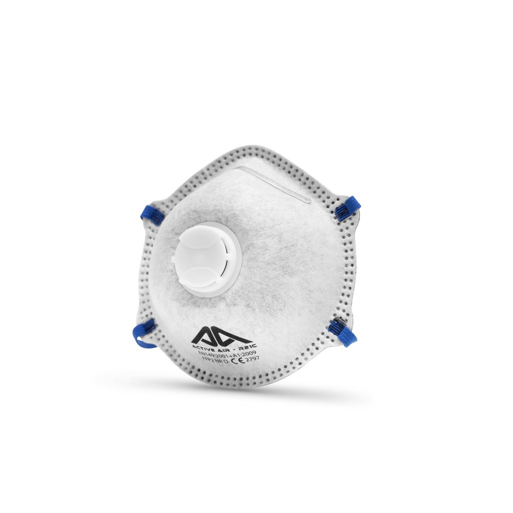 Μάσκα FFP2 NR ενεργού άνθρακα με βαλβίδα AIR R21C - Image 2