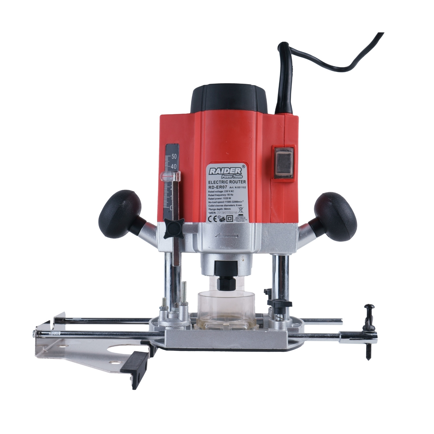 RAIDER Φρέζα Κάθετη 1020W 8mm RD-ER07 051102 - Image 2