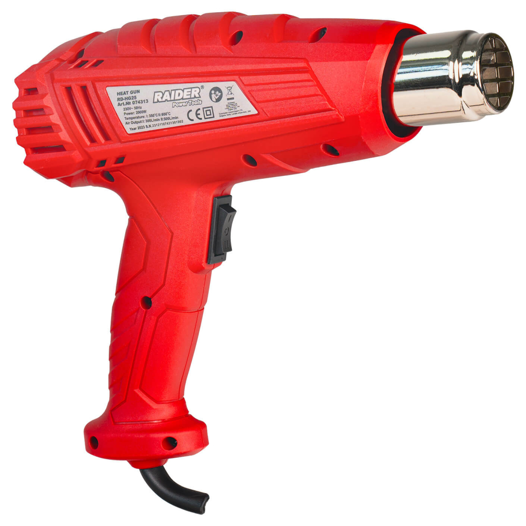 RAIDER Πιστόλι θερμού αέρα 2000W RD-HG25 074313 - Image 2