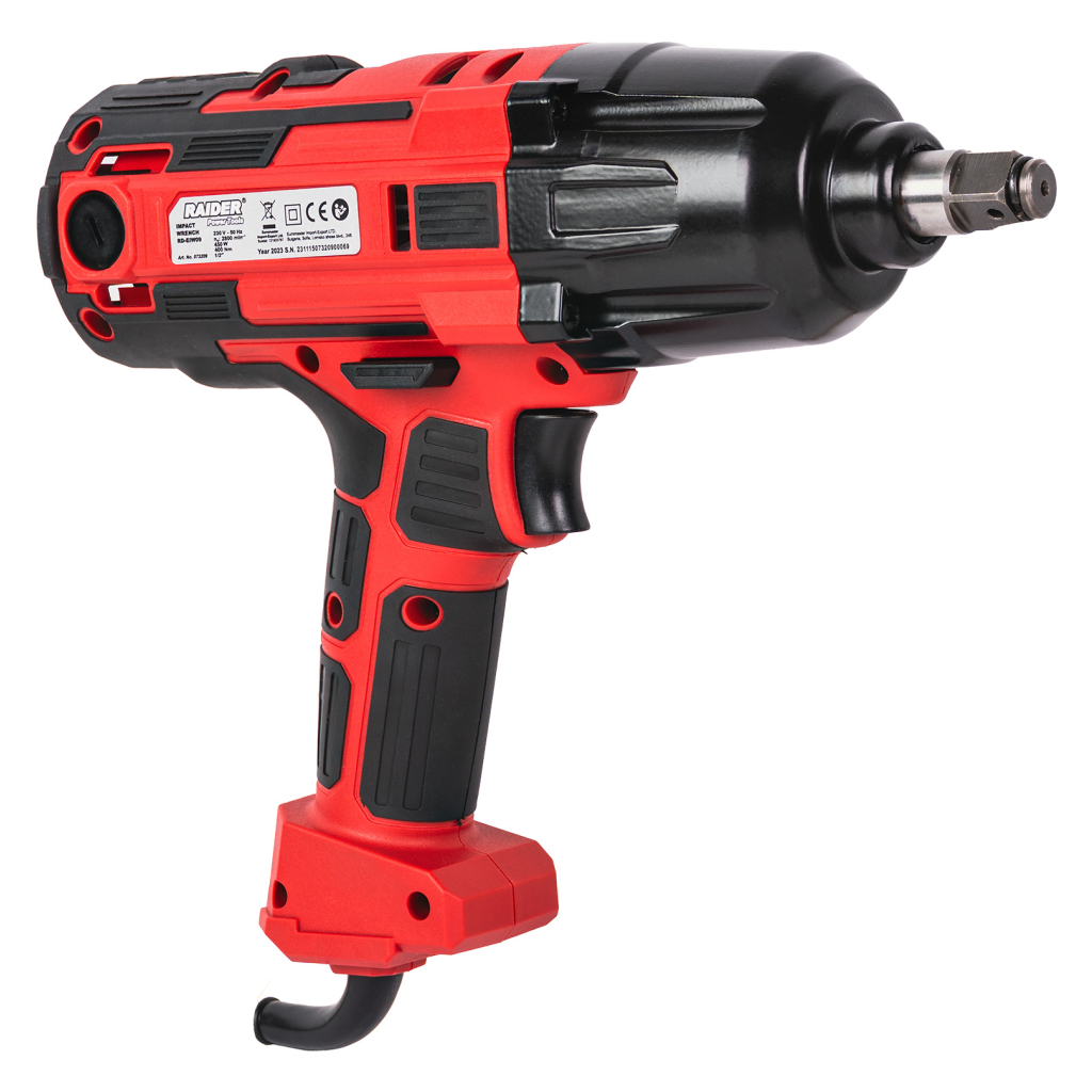 RAIDER Μπουλονόκλειδο 1/2" 450W 400Nm RD-EIW09 073209 - Image 2