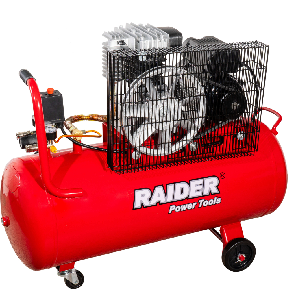 RAIDER Αεροσυμπιεστής 100L RD-AC18 1.8kW 120118 - Image 2