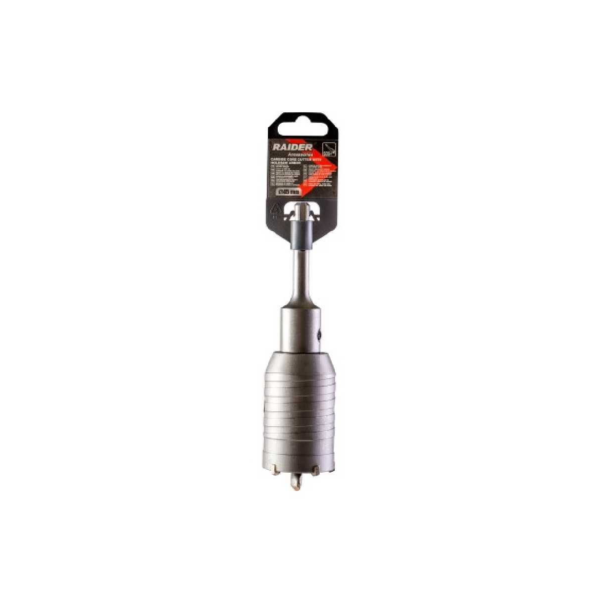 RAIDER Ποτηροκορώνα Φ45mm με κεντραδόρο SDS-plus 154814
