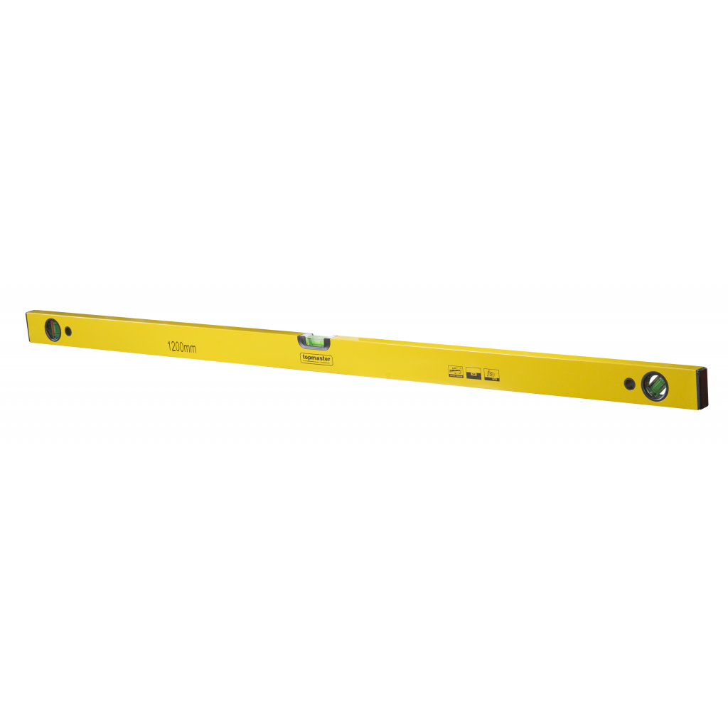 TOP MASTER Αλφάδι αλουμινίου 120cm με 3 μάτια 270805