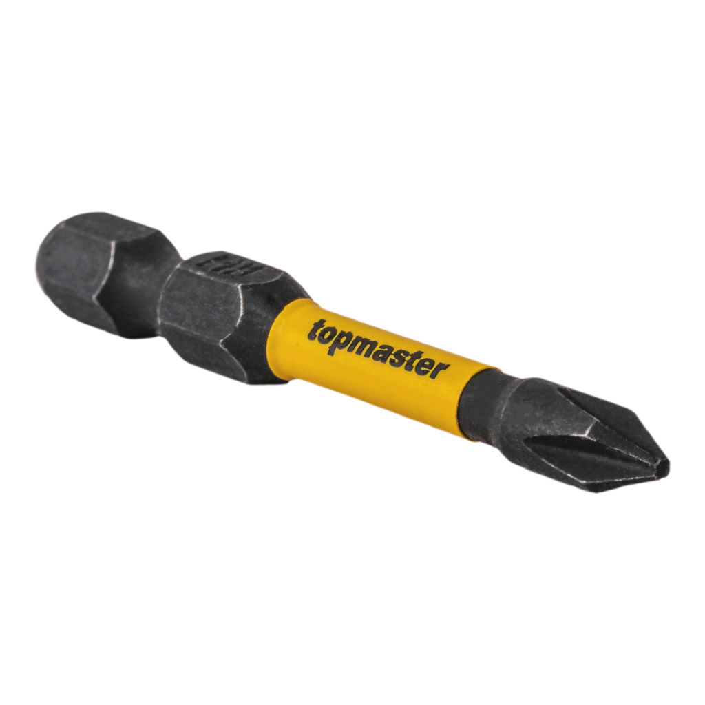 TOP MASTER Μύτη κατσαβιδιού Impact σταυρός με μέγεθος PH1 50mm συσκευασία 2τεμ. 338730 - Image 2