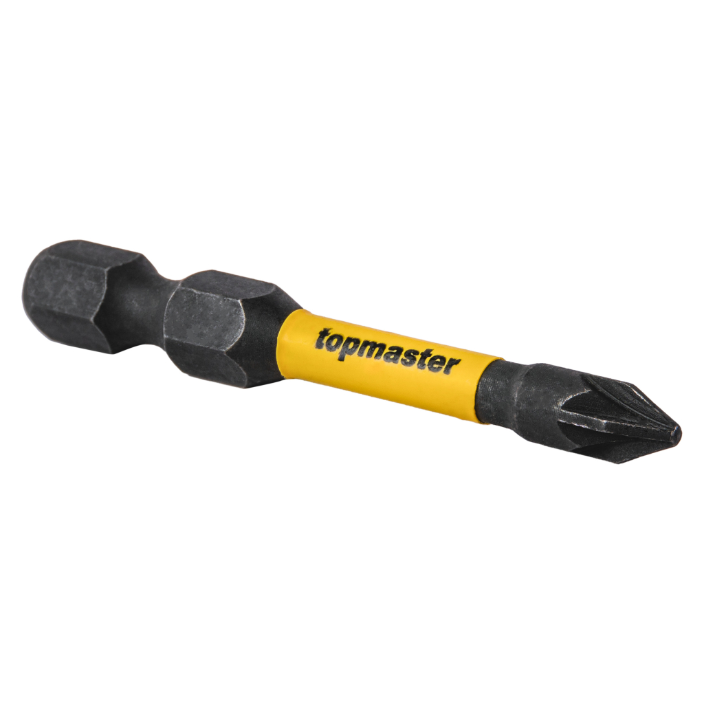 TOP MASTER Μύτη κατσαβιδιού Impact σταυρός με μέγεθος PZ1 50mm συσκευασία 2τεμ. 338733 - Image 2