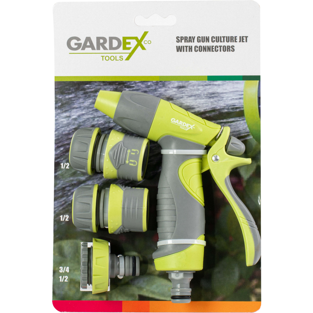 GARDEX Σετ Πιστόλι νερού με ταχυσυνδέσμους 405105 - Image 2
