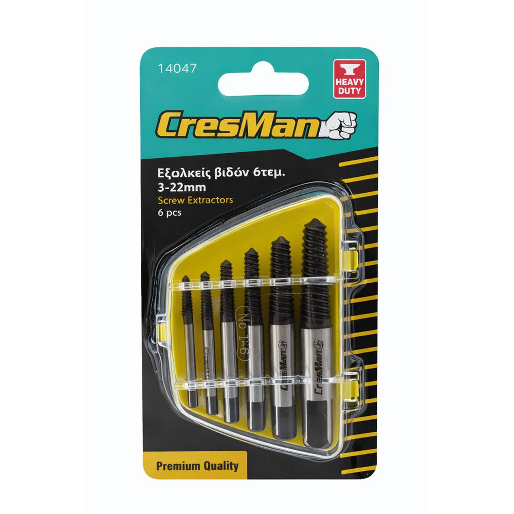 Εξολκείς βιδών σετ 6 τεμάχια Cresman