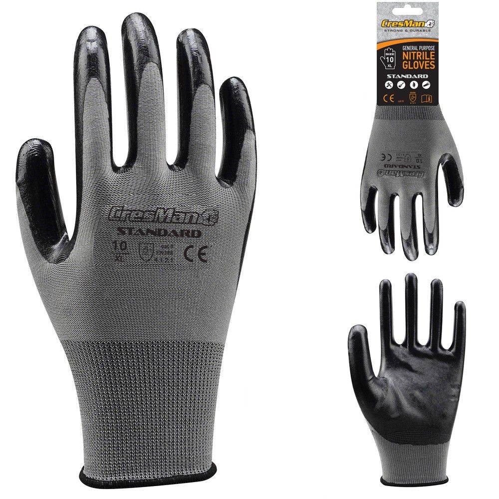 Γάντια νιτριλίου Cresman nitrile standard 45gr Ν. 8