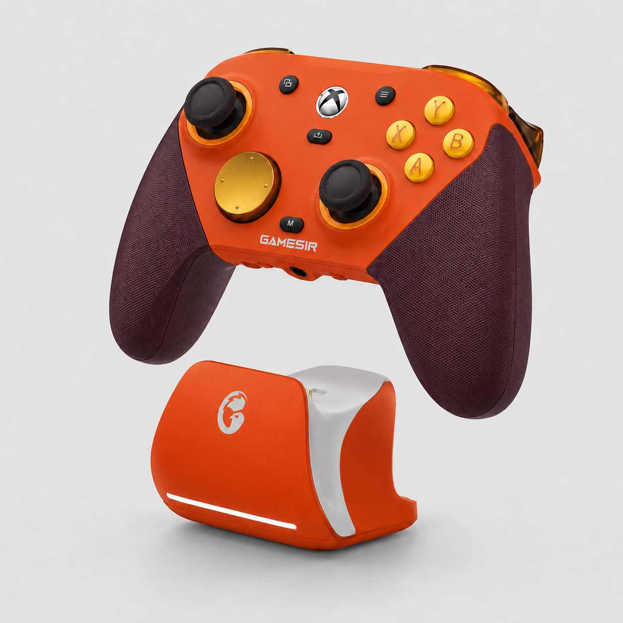GameSir G7 Pro Gamepad Τριπλής Σύνδεσης (Wired/2.4GHz/Bluetooth) με Hall Effect & Gyro για Xbox / PC / Android – Orange - Image 6