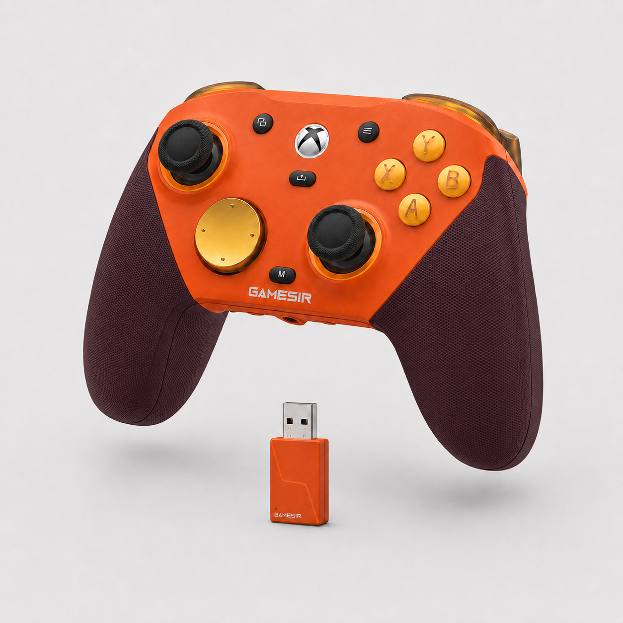 GameSir G7 Pro Gamepad Τριπλής Σύνδεσης (Wired/2.4GHz/Bluetooth) με Hall Effect & Gyro για Xbox / PC / Android – Orange - Image 5
