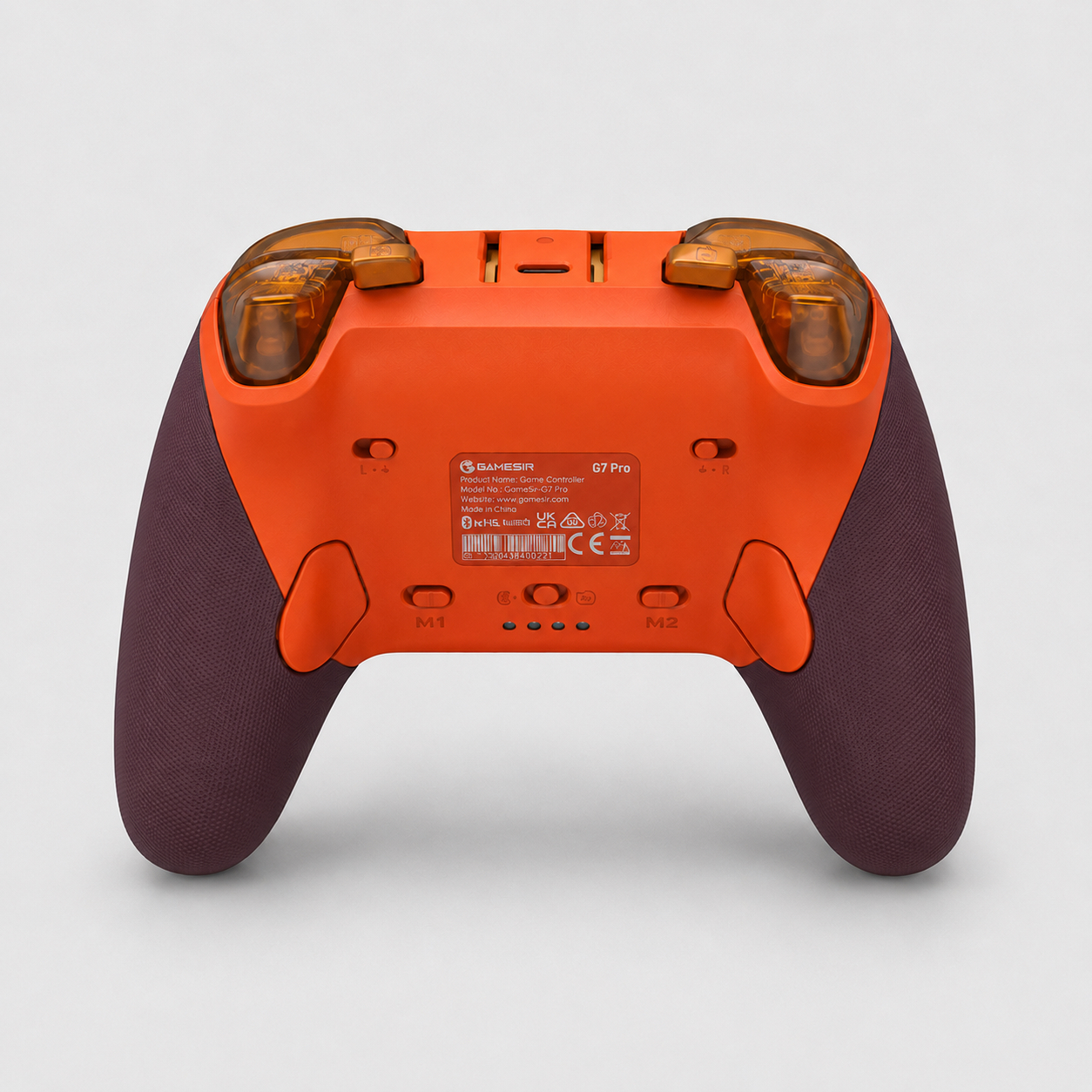 GameSir G7 Pro Gamepad Τριπλής Σύνδεσης (Wired/2.4GHz/Bluetooth) με Hall Effect & Gyro για Xbox / PC / Android – Orange - Image 4