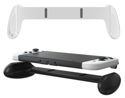 JYS NS217 Handle Grip Χειρολαβή για Nintendo Switch OLED(ΜΑΥΡΟ) - Image 3