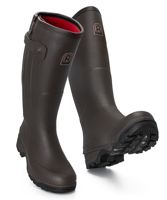 Rouchette Veneur Neo Zip Neoprene Γαλότσα Καφέ - Image 2