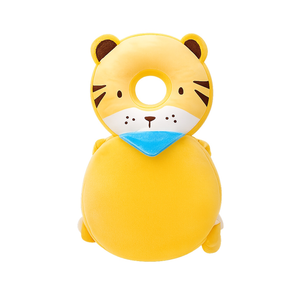 Giggles and Co. Προστατευτικό Μαξιλάρι Κεφαλιού Μωρού "Yellow Lion" Velvet (5 έως 48 μηνών)
